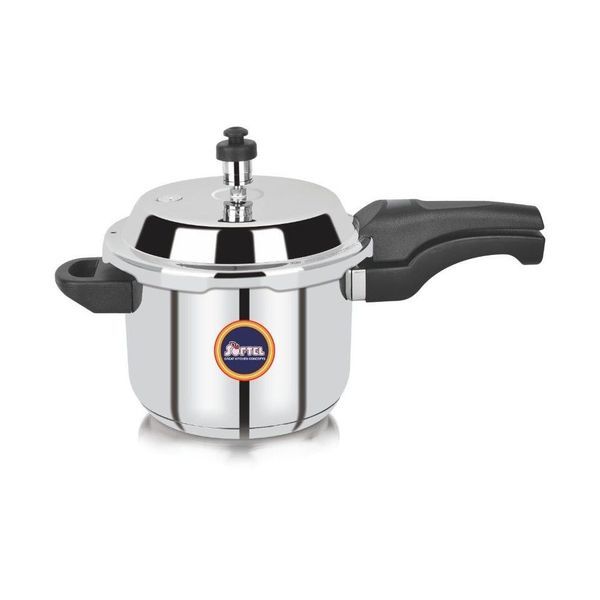 Buy Softel Stainless Steel 3 Litre Pressure Cooker | Induction Bottom | Silver on EMI