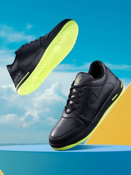 Buy Woakers Black Casual Shoes For Men on EMI