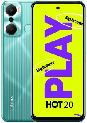Buy Infinix HOT 20 Play (Aurora Green, 64 GB)  (4 GB RAM) on EMI