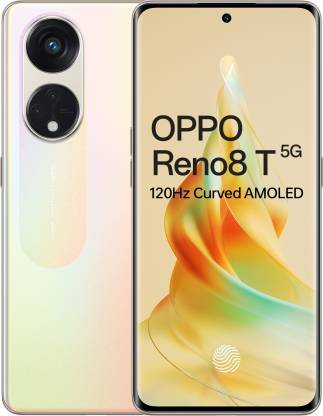 Buy OPPO Reno8T 5G (Sunrise Gold, 128 GB)  (8 GB RAM) on EMI