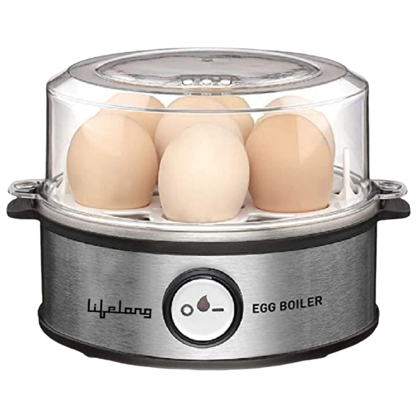 Buy Lifelong 7 Eggs Electric Egg Boiler (3 Boiling Modes, LLEB05, Silver) on EMI