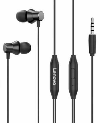 Buy Lenovo HF130 Wired Headset(Black, In the Ear) on EMI