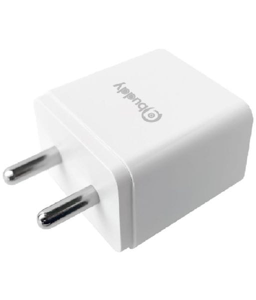 Buy Gionee - Type C 3A Wall Charger Gbuddy GQC301 18 Watts USB Travel Charger, (White) on EMI