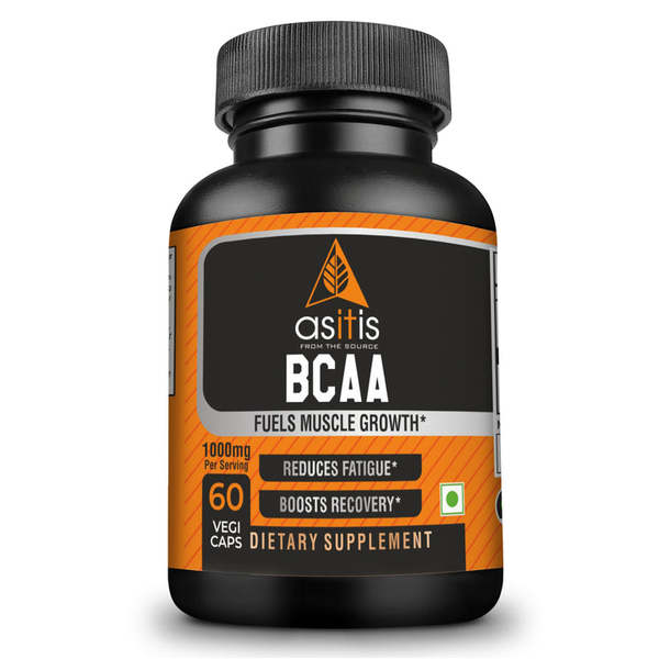 Buy AS-IT-IS Nutrition BCAA 1000mg per serving, 30 Servings | 60 Capsules| Reduces Fatigue & Boosts Muscle Growth | Zero Fillers | Lab-Tested | on EMI