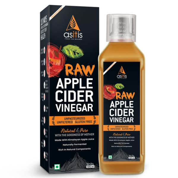 Buy AS-IT-IS Nutrition Raw Apple Cider Vinegar with Mother (No flavor, Raw Apple Cider Vinegar = 500ml) on EMI