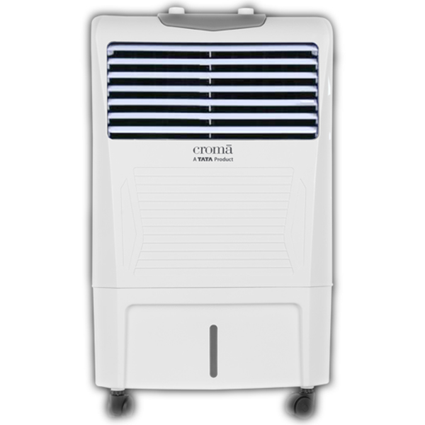 Buy Croma 24 Litres Personal Air Cooler (Anti Bacterial Honeycomb Pad & Tank, White & Grey) - A Tata Product on EMI