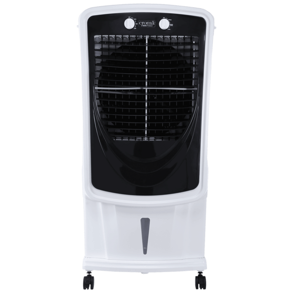 Buy Croma 75 Litres Desert Air Cooler with Inverter Compatible (Evaporative Cooling Technology, White & Black) - A TATA Product on EMI
