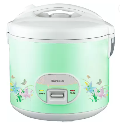 Buy HAVELLS Max Cook Electric Rice Cooker (2.8 L, Light Green) on EMI