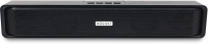 Buy MODGET MOG100PRO BT Wireless Bluetooth Soundbar with 16W Bass Boosted RMS Output/BT5.0/USB/TF Card/C Type Fast Charging (Black) on EMI
