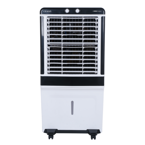 Buy Croma Az70 70 Litres Desert Air Cooler (Anti Bacterial Honeycomb Pad & Tank, White Black) (White/Black) - A Tata Product on EMI