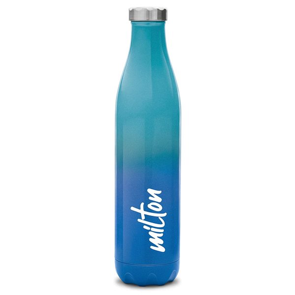 Buy Milton Prudent 1100 Thermosteel 24 Hours Hot and Cold Water Bottle, 1023 ml, Blue on EMI