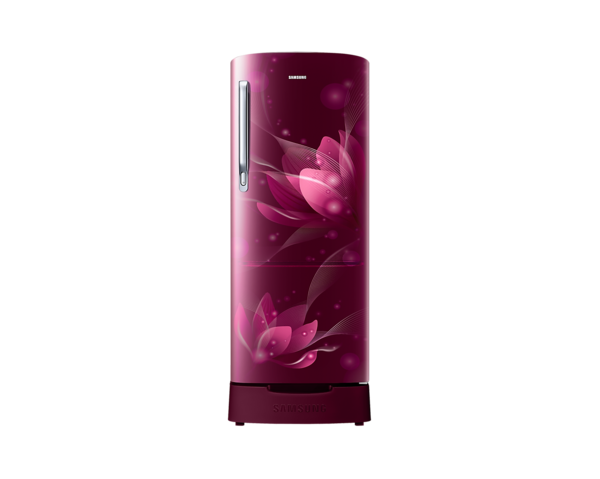 Buy Samsung 192 L Stylish Grand Design Single Door Refrigerator Rr20 A181 Br8 (Blooming Saffron Red) on EMI