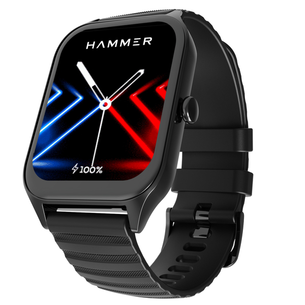 Buy Hammer Stroke Bluetooth Calling smart watch With largest 1.96" TFT Display on EMI