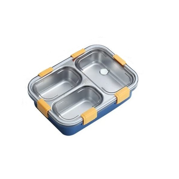 Buy Zello Lunch Box for Kids  3 Compartment Insulated Lunch Box Stainless Steel Tiffin Box for Boys, Girls, School & Office Men 750 ml on EMI