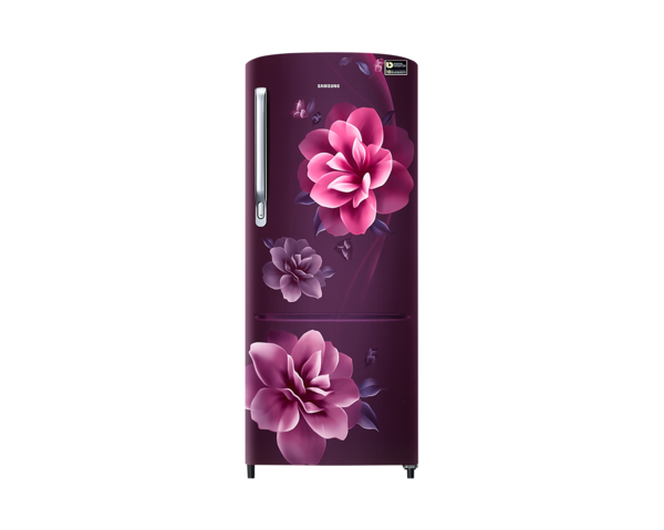 Buy Samsung 223 L Stylish Grand Design Single Door Refrigerator Rr24 C2723 Cr (Camellia Purple) on EMI