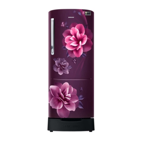Buy Samsung 223 L Stylish Grand Design Single Door Refrigerator Rr24 C2823 Cr (Camellia Purple) on EMI