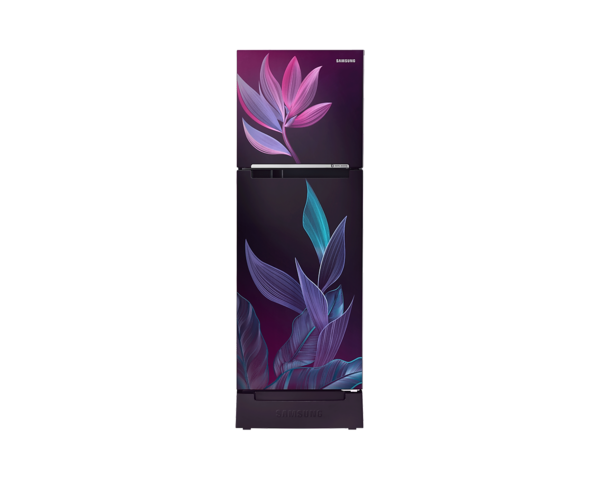 Buy Samsung 236 L Base Stand Drawer Double Door Refrigerator Rt28 C31429 R (Paradise Bloom Purple) on EMI