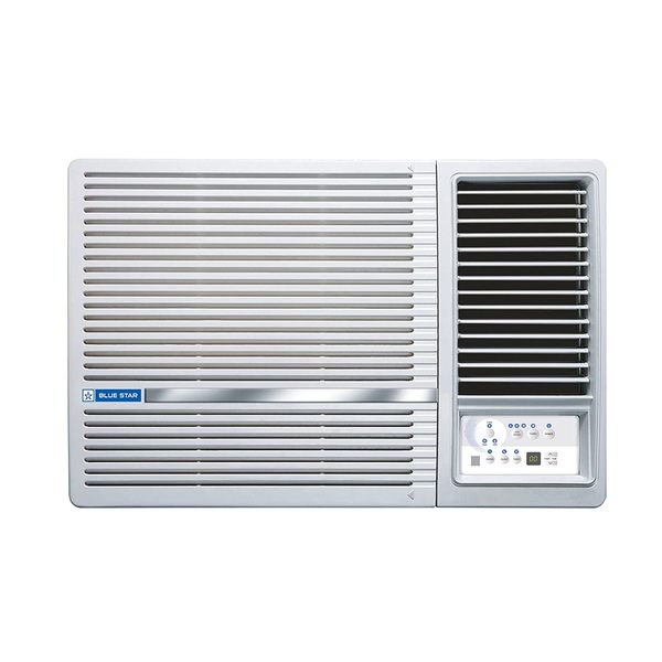 Buy Blue Star 1 Ton 3 Star Fixed Speed Window AC (Copper, Turbo Cool, Humidity Control, Fan Modes-Auto/High/Medium/Low, Hydrophilic Blue Fins, Dust Filters, Self-Diagnosis, 2023 Model, WFA312LN, White) on EMI