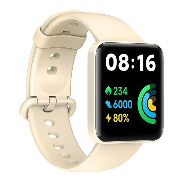 Buy Redmi Watch 2 Lite - Multi-System Standalone GPS, 3.94 cm Large HD Edge Display, Continuous SpO2, Stress & Sleep Monitoring, 24x7 HR, 5ATM, 120+ Watch Faces, 100+ Sports Modes, Womens Health, Ivory on EMI