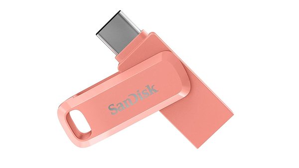 Buy SanDisk Ultra Dual Drive Go USB 3.0 Type C Flash Drive, Peach, 128GB, 5Y on EMI