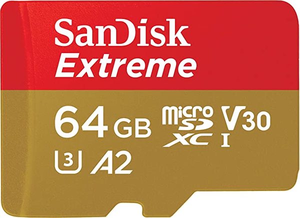Buy SanDisk Extreme microSD UHS I Card 64GB for 4K Video on Smartphones,Action Cams 170MB/s Read,80MB/s Write on EMI