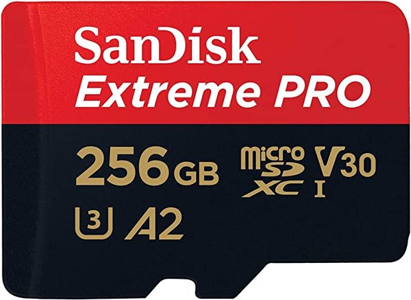Buy SanDisk Extreme Pro microSD UHS I Card 256GB for 4K Video on Smartphones,Action Cams,Drones 200MB/s Read, 140MB/s Write on EMI