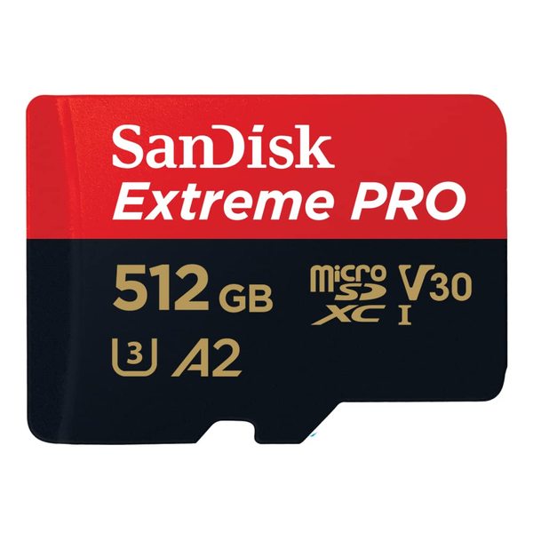 Buy SanDisk Extreme Pro microSD UHS I Card 512GB for 4K Video on Smartphones,Action Cams,Drones 200MB/s Read, 140MB/s Write on EMI