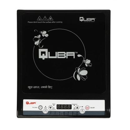 Buy Quba 888 Induction Cooktop 2000 Watt (Black, Push Button) on EMI
