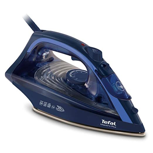 Buy Tefal Maestro Plus 2200 Electric Iron WattII Extra-Large Ceramic SoleplateII Steam output of up to 35 g/min IIAnti-Drip Feature II Quick and Efficient Results 270 ml Tank 2 Year on EMI