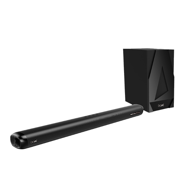 Buy boAt Aavante Bar 4000DA | Powerful 200W Home Theatre with 2.1.2 Channel with Dolby Atmos 3D Technology, Sleek & minimal design on EMI