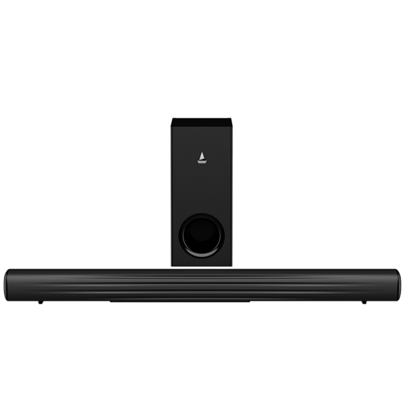 Buy boAt Aavante Bar Aroha | Bluetooth Soundbar with Wired Subwoofer, 100W RMS Sound, 2.1 channel, Multiple EQ Modes, Bluetooth v5.3, USB, AUX, HDMI (ARC) on EMI