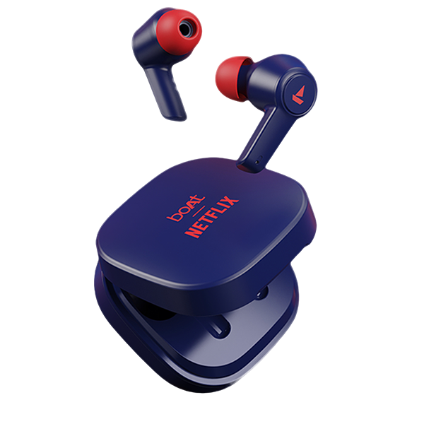Buy Boat Airdopes 411 Anc Netflix Stream Edition Earbuds Active Noise Cancellation Enx Technology Gesture Controls Blue on EMI