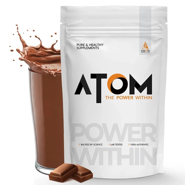 Buy AS-IT-IS ATOM Mass Gainer 1 Kg - Double Rich Chocolate flavor on EMI