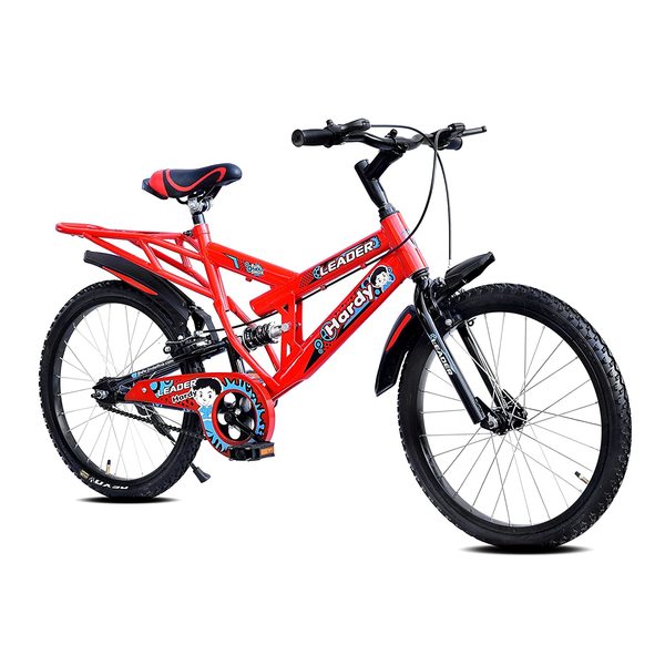 Buy LEADER Hardy 20T IBC Rear Suspension for Kids - Age Group 7 to 10 Years 20 T Road Cycle (Single Speed, Red) on EMI