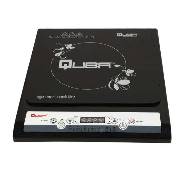 Buy Quba 888 Induction Cooktop 1400 W (Black, Push Button) on EMI