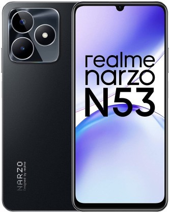 Buy Realme narzo N53 (Feather Black, 6GB+128GB) 33W Segment Fastest Charging on EMI