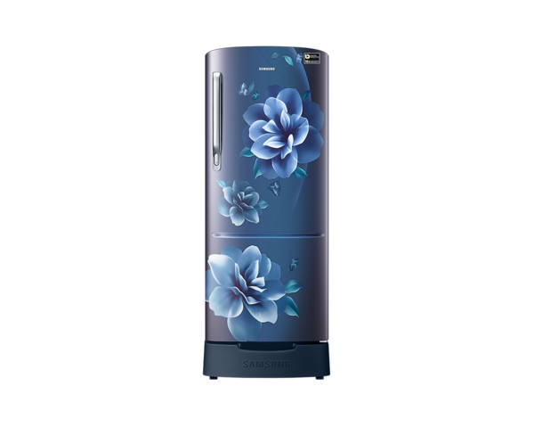 Buy Samsung 183 L Stylish Grand Design Single Door Refrigerator Rr20 C2823 Cu (Camellia Blue) on EMI