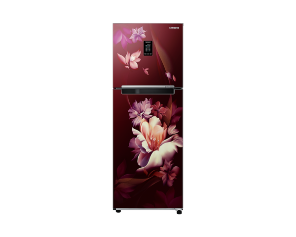 Buy Samsung 291 L Curd Maestro Double Door Refrigerator Rt34 C4622 Rz (Midnight Blossom Red) on EMI