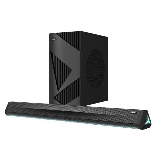 Buy boAt Aavante Bar Theme | 2.1 Channel Soundbar with Wireless Subwoofer, 160W RMS boAt Signature Sound, Bass & Treble Control on EMI