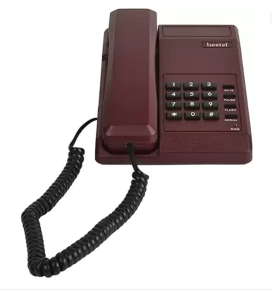 Buy Beetel B11 Corded Landline Phone(Red) on EMI