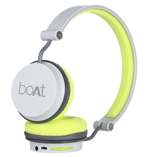 Buy boAt Rockerz 400 | Wireless Bluetooth Headphone with 40mm Dyanmic Drivers, 8 Hours Non-Stop Playback, Lightweight & PortableYellow on EMI