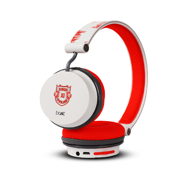 Buy boAt Rockerz 400 PK Edition | Bluetooth Headphones with 8 Hours Playback, 40mm Dynamic Drivers, Limited-edition KXIP DesignRed on EMI