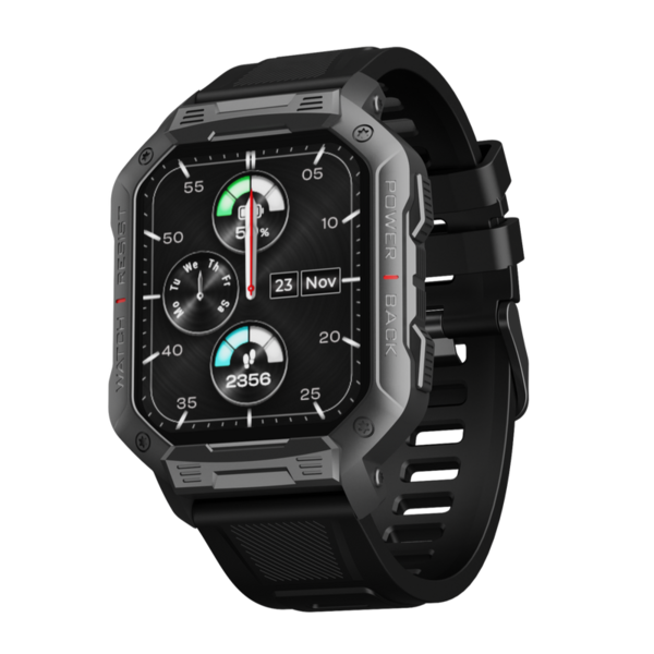 Buy boAt Wave Force | Rugged Display Smartwatch with BT Calling, 1.83" (4.64 cms) HD display, 100+ Watch Faces, Save up to 10 Contacts (Active Black) on EMI