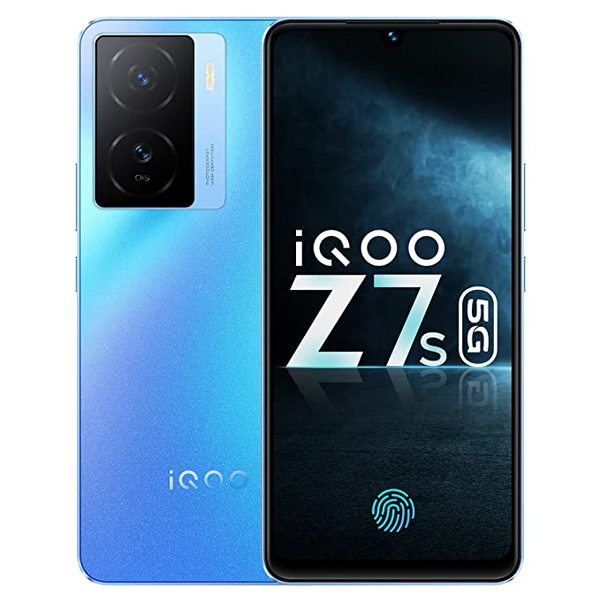 Buy IQOO Z7S 5G (Norway Blue, 128 GB)  (8 GB RAM) on EMI