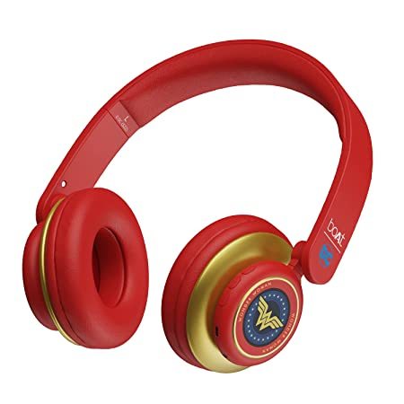 Buy Rockerz 450 - Wonder Woman DC Edition Wireless Headphones Amazonian Red on EMI