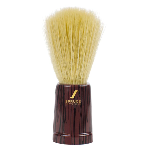 Buy Spruce Shave Club Shaving Brush For Men with Wooden Finish Handl on EMI