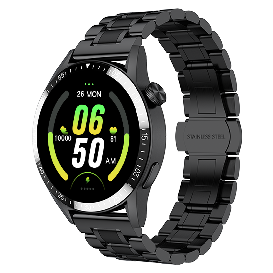 Buy Fire Boltt Ultimate 1.39" Hd Display, Bluetooth Calling, Multiple Sports Modes, Inbuilt Games Smart Watch (Black Ss) (Black) on EMI