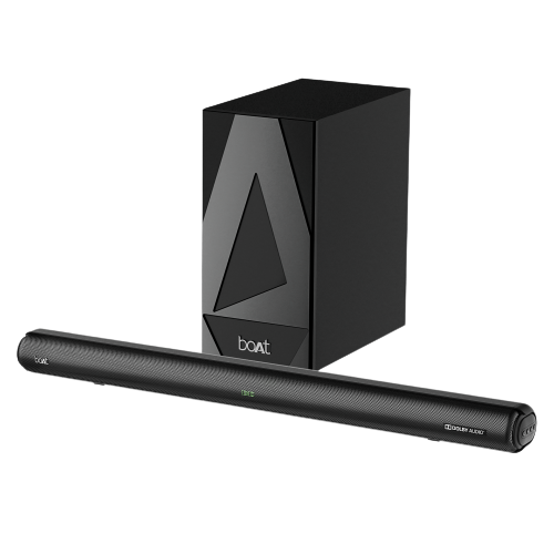 Buy boAt Aavante Bar 1850D Soundbar with 220W RMS boAt Signature Sound, Multiple EQ Modes, BT v5.0 Black on EMI