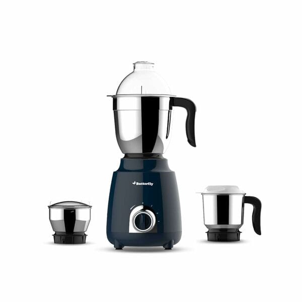 Buy Butterfly Pestle 3J 750 W Mixer Grinder (Ink Blue) on EMI