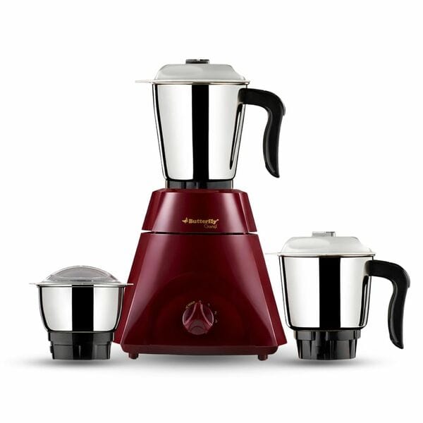 Buy Butterfly Grand XL 500 W Mixer Grinder (Cherry Red) on EMI